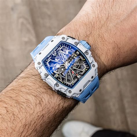 blue richard mille watch price|Richard Mille nadal watch price.